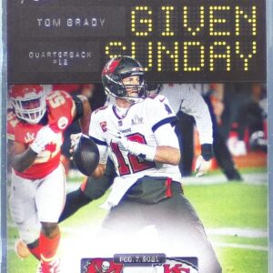 2021 Prestige Tom Brady #AGS-TB1 Buccaneers Any Given Sunday
