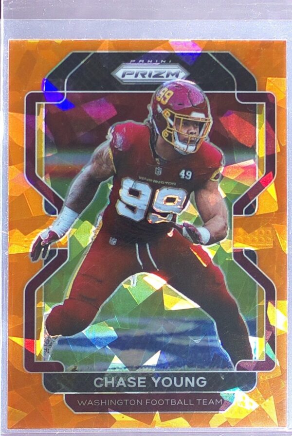 2021 Prizm Chase Young Orange Ice #213 Team