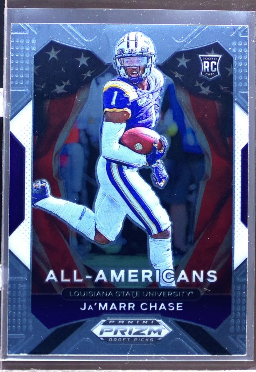 2021 Prizm Draft Picks Ja'Marr Chase RC #185 Tigers