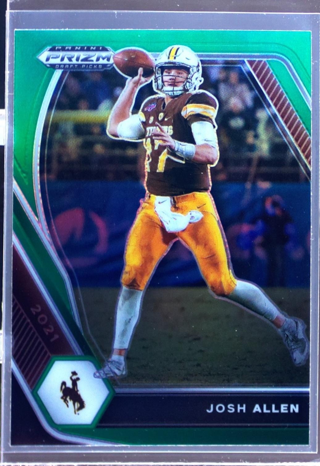 2021 Prizm Draft Picks Josh Allen Green #4 Cowboys