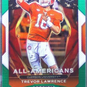 2021 Prizm Draft Picks Trevor Lawrence  Green RC #181 Tigers