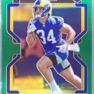 2021 Prizm Jake Funk Green RC #402 Rams