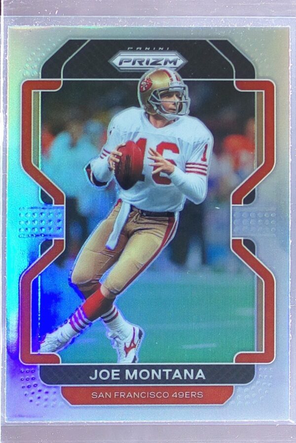 2021 Prizm Joe Montana Silver #60 49ers