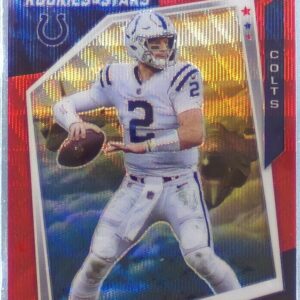 2021 Rookies & Stars Carson Wentz #AB-15 Colts Airborne Red Wave