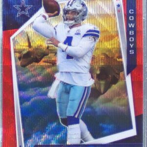 2021 Rookies & Stars Dak Prescott #AB-5 Cowboys Airborne Red Wave