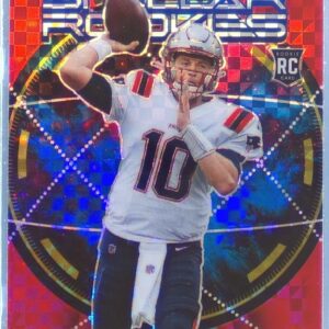 2021 Rookies & Stars Mac Jones #SR-5 Patriots Stellar Rookies Red Plaid