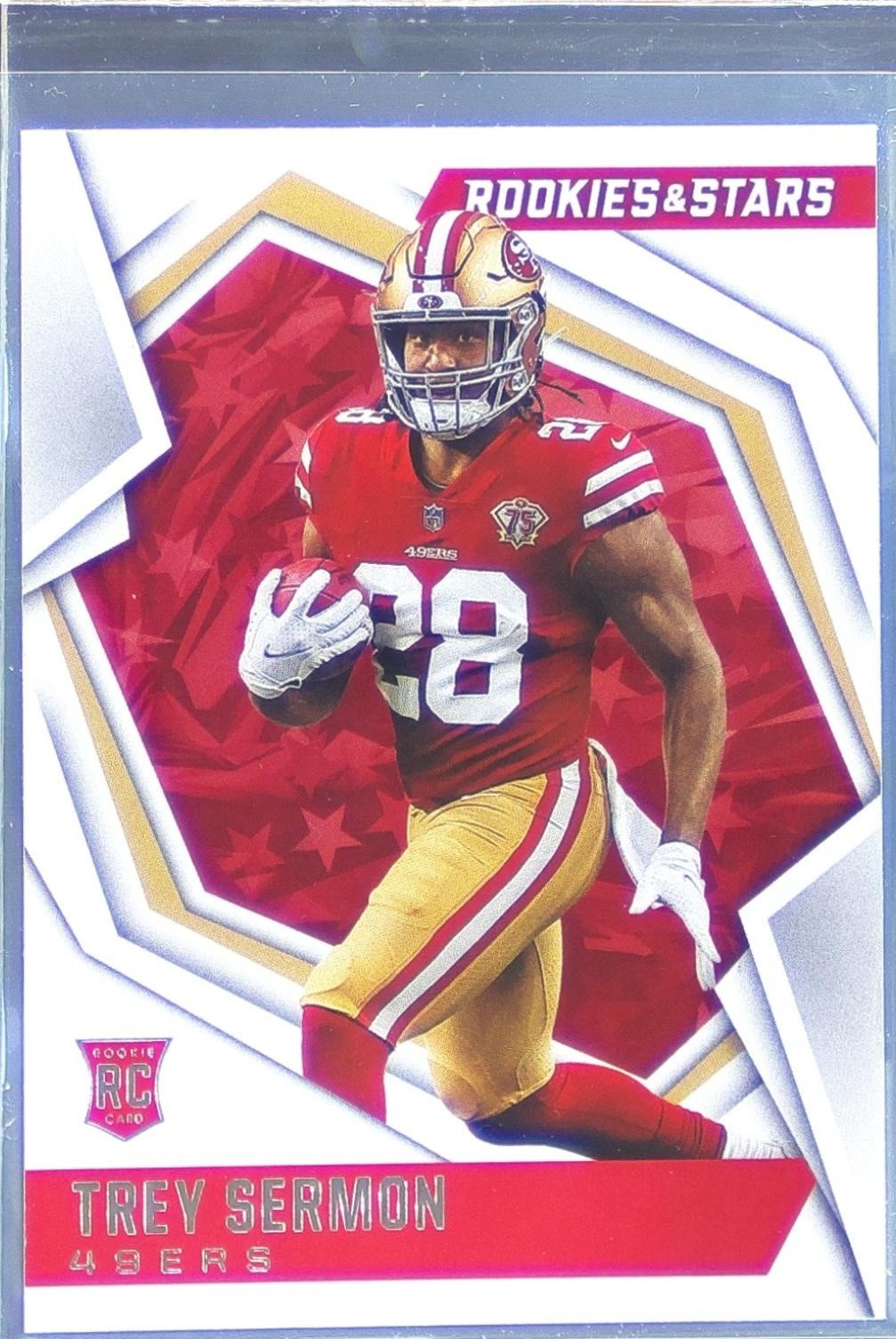 2021 Rookies & Stars Trey Sermon RC #124 49ers