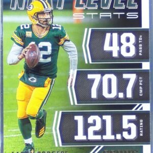 2021 Score Aaron Rodgers #NL4 Packers Next Level Stats