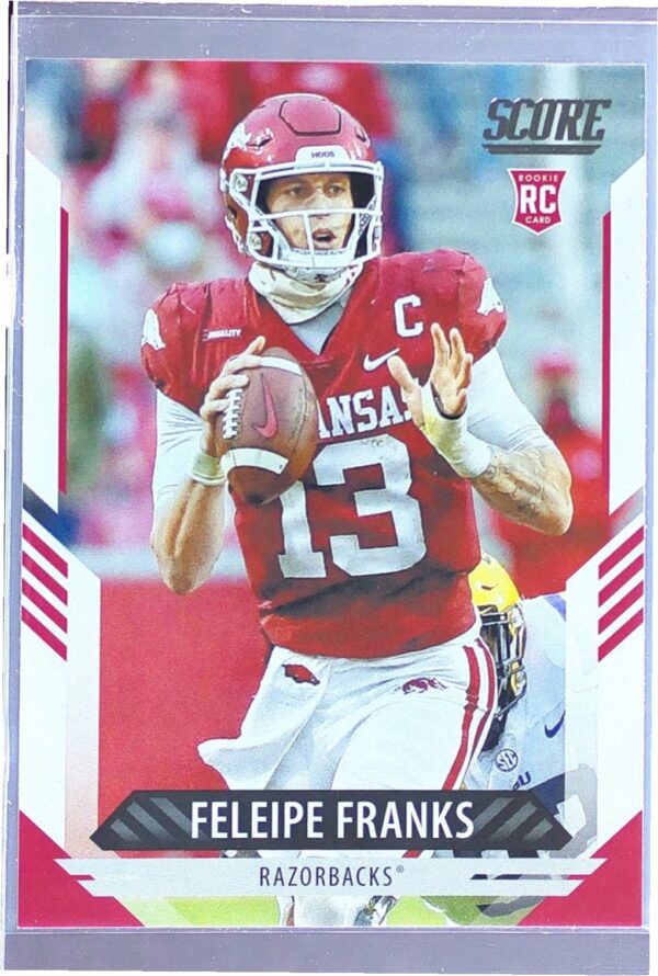 2021 Score Feleipe Franks RC #368 Razorbacks