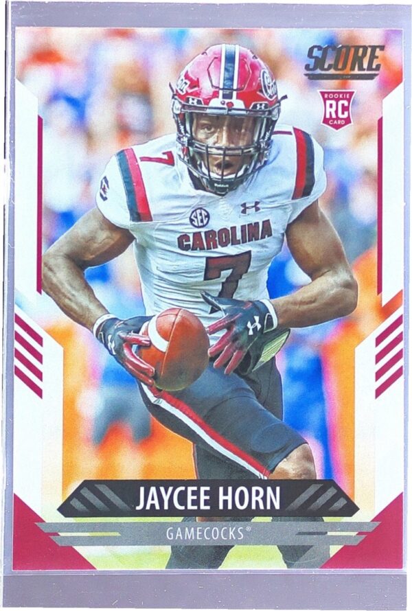 2021 Score Jaycee Horn RC #344 Gamecocks
