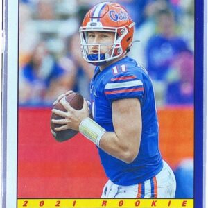 2021 Score Kyle Trask #TB10 Gators 1991 Throwback RC