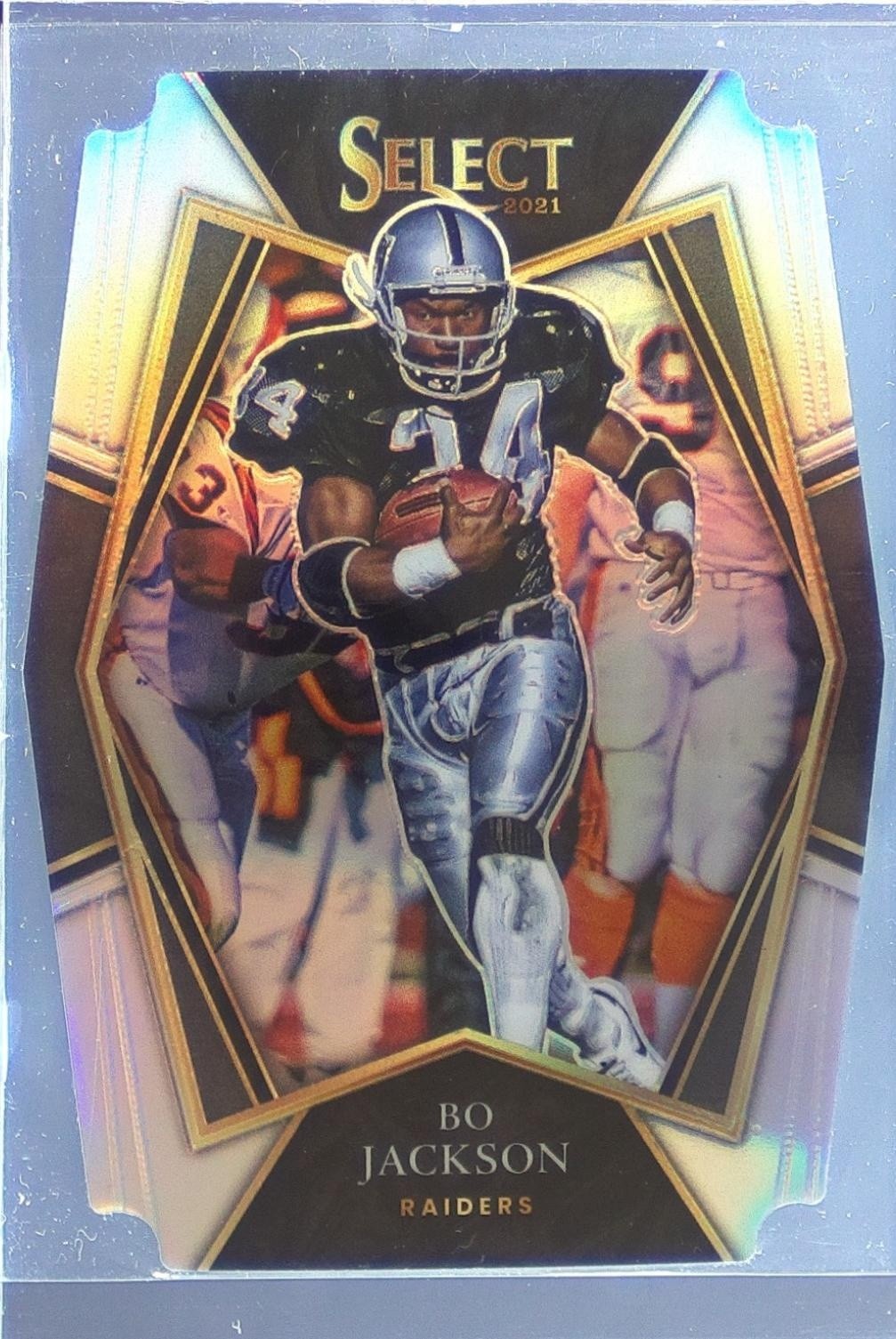 2021 Select Bo Jackson Silver Prizm Die Cut #139 Raiders