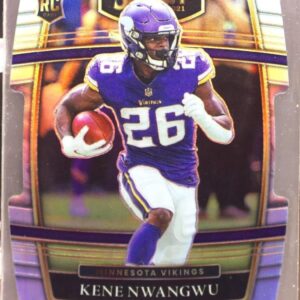 2021 Select Kene Nwangwu RC Silver Prizm Die Cut #74 Vikings