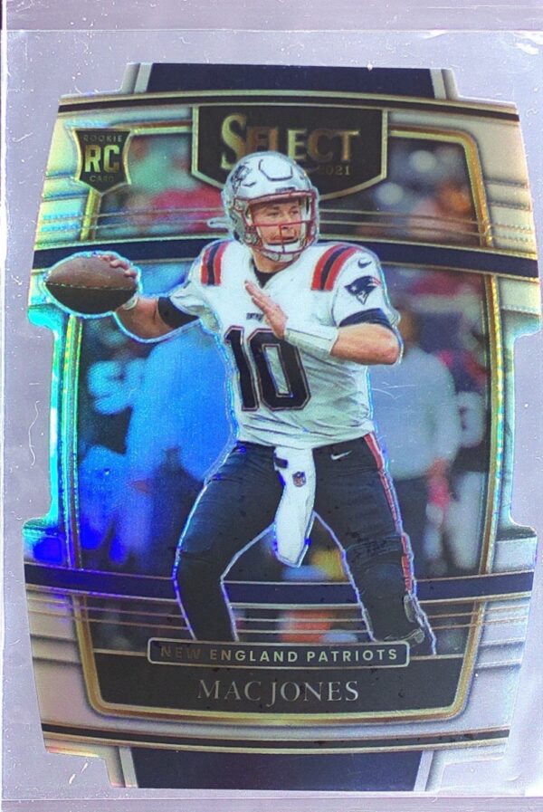 2021 Select Mac Jones Silver Prizm Die Cut RC #51 Patriots