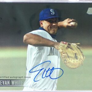 2021 Stadium Club Evan White Auto RC #SCBA-EW Mariners Autographs