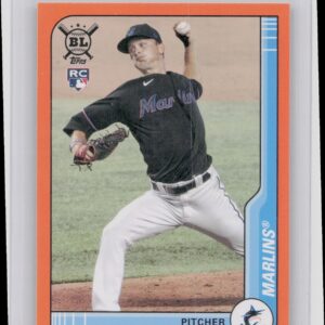 2021 Topps Big League Braxton Garrett Orange #135 Marlins