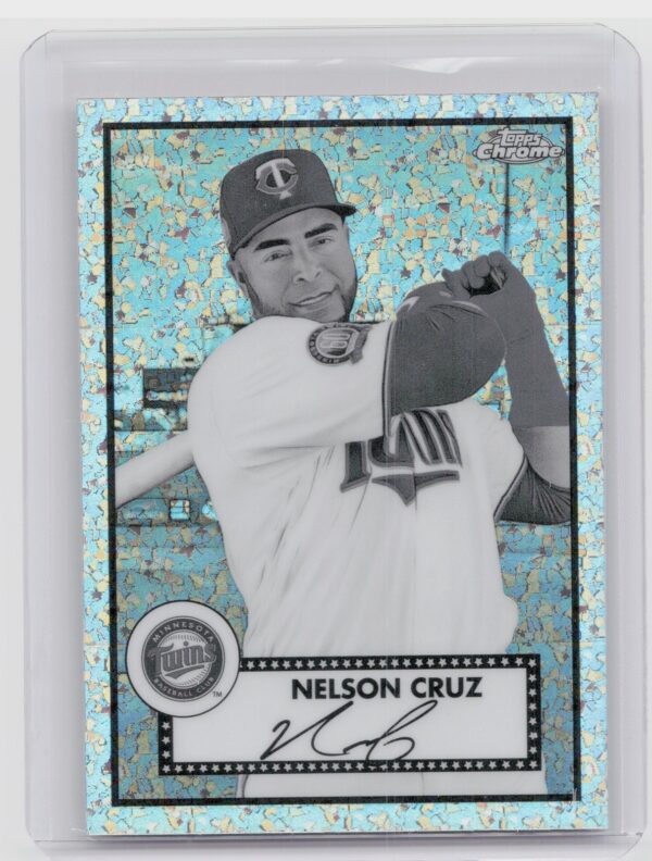 2021 Topps Chrome Platinum Anniversary Nelson Cruz Refractor #227 Twins