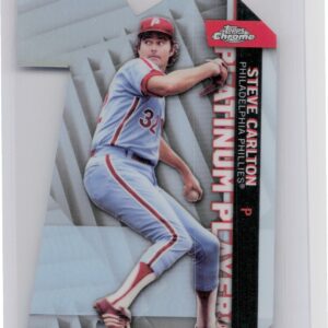 2021 Topps Chrome Update Steve Carlton #CPDC-38 Phillies Platinum Player Die Cut