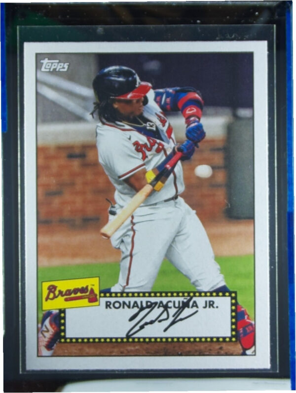 2021 Topps Ronald Acuna Jr. #T52-45 Braves 1952 Topps Redux