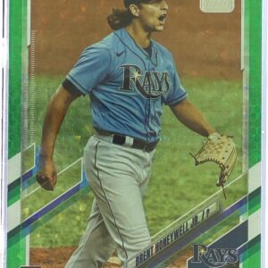 2021 Topps Update Brent Honeywell Jr. Green Foilboard /499 RC #US246 Rays