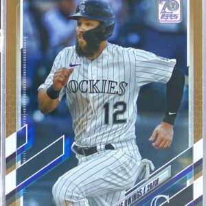2021 Topps Update Chris Owings Gold /2021 #US45 Rockies