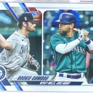 2021 Topps Update Jose Godoy / Wyatt Mills Vintage Stock /99 #US80 Mariners