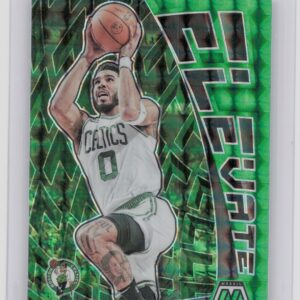 2022-23 Panini Mosaic Jayson Tatum #1 Celtics Elevate Mosaic Green