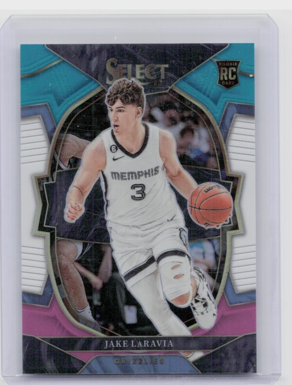2022-23 Select Jake LaRavia Green White Purple /49 #94 Grizzlies