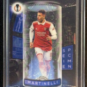 2022-23 Topps Chrome UCC Gabriel Martinelli Specimen Arsenal S-14