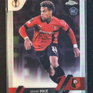 2022-23 Topps Chrome UEFA Desire Doue Rookie Stade Rennas F.C. #48