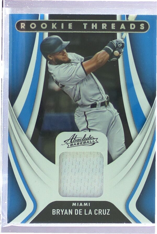 2022 Absolute Bryan De La Cruz JSY RC #RT-BC Marlins Rookie Threads Retail