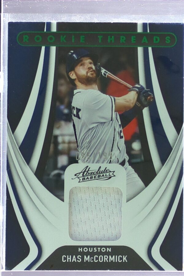 2022 Absolute Chas McCormick JSY #RT-CM Astros Rookie Threads Retail
