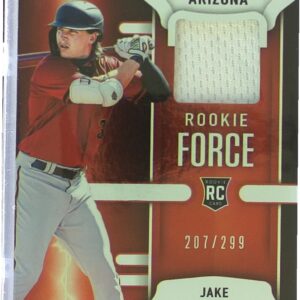 2022 Absolute Jake McCarthy /299 JSY RC #RF-JM Diamondbacks Rookie Force