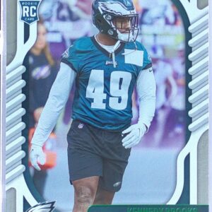 2022 Absolute Kennedy Brooks Green RC #178 Eagles