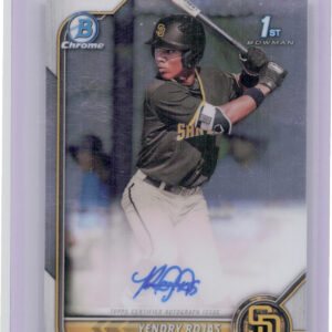 2022 Bowman Chrome Yendry Rojas AU #CPA-YR Padres Prospect Autographs