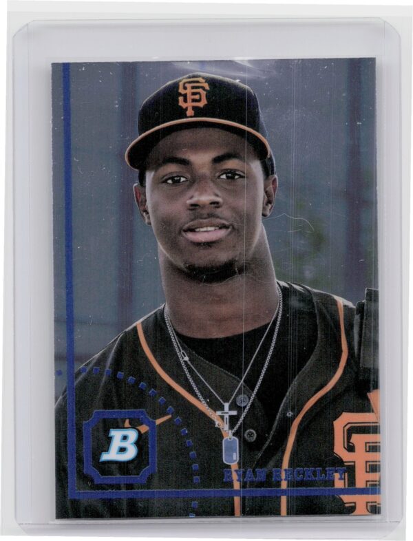 2022 Bowman Heritage Ryan Reckley #BHPC-85 Giants Chrome Prospects