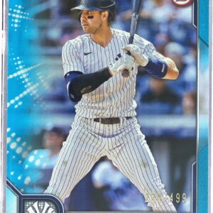 2022 Bowman Joey Gallo Sky Blue /499 #8 Yankees