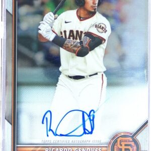 2022 Bowman Ricardo Genoves Auto #CPA-RGV Giants Chrome Prospects Autographs