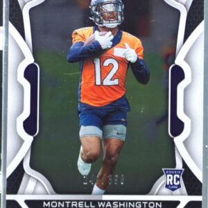 2022 Certified Montrell Washington RC /399 #196 Broncos