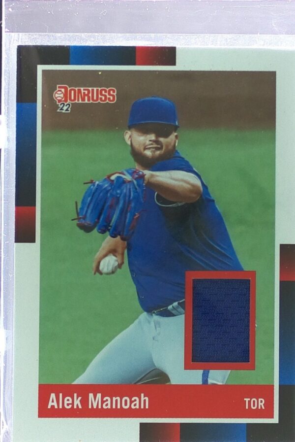 2022 Donruss Alek Manoah JSY #R88M-AM Jays Retro 1988 Materials