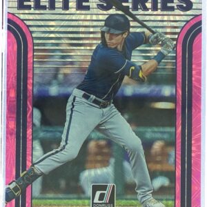 2022 Donruss Christian Yelich #ES-2 Brewers Elite Series Pink Fireworks