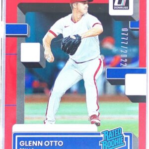 2022 Donruss Glenn Otto Red /2022 RC #51 Rangers