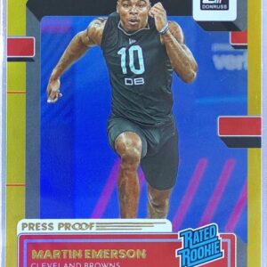 2022 Donruss Martin Emerson Premium Press Proof RC #381 Browns