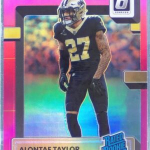 2022 Donruss Optic Alontae Taylor Pink RC #300 Saints