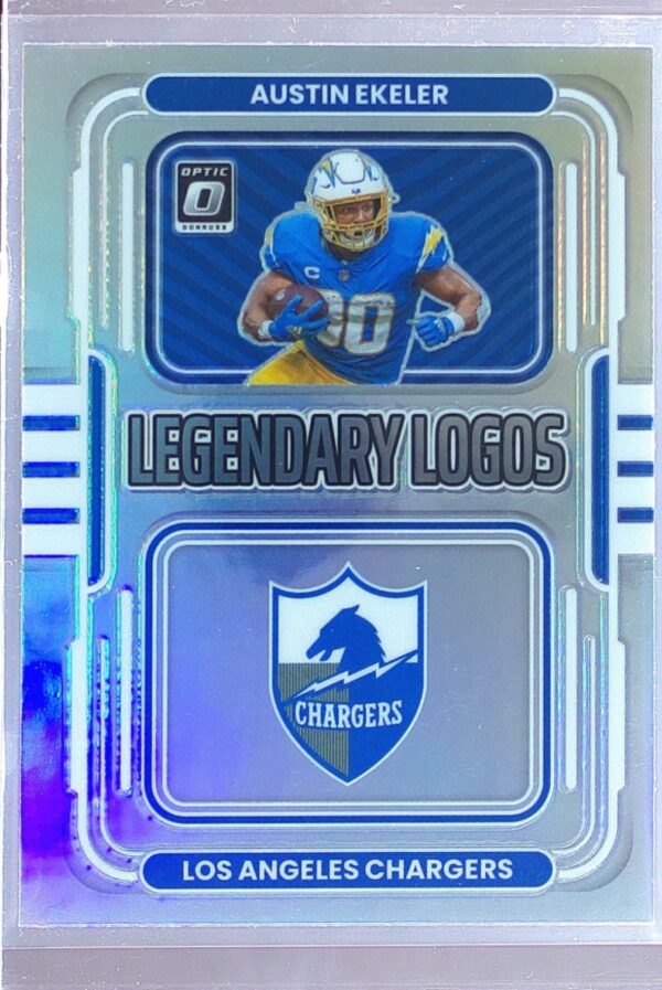 2022 Donruss Optic Austin Ekeler #LL-20 Chargers Legendary Logos