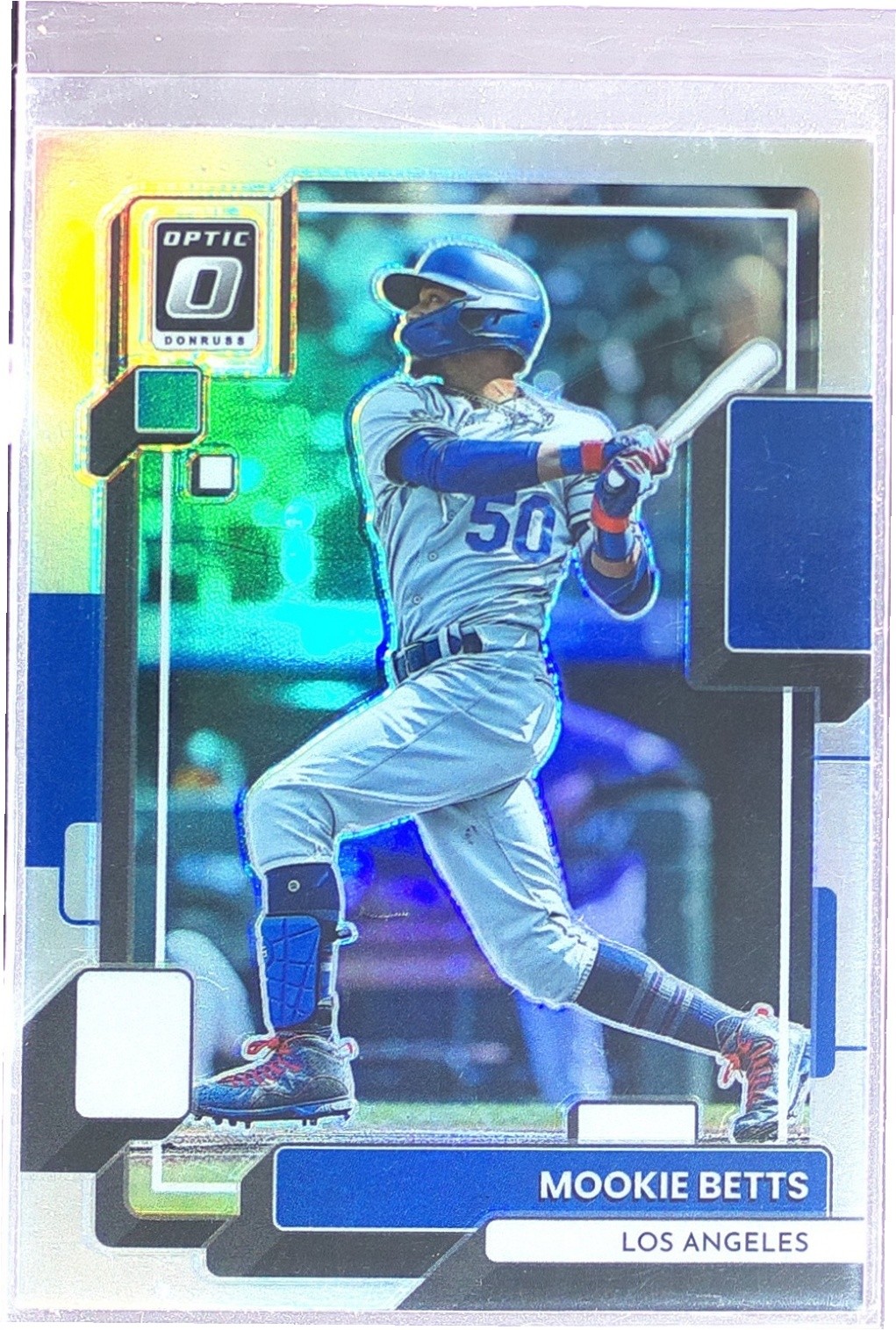 2022 Donruss Optic Mookie Betts Holo Prizm #184 Dodgers