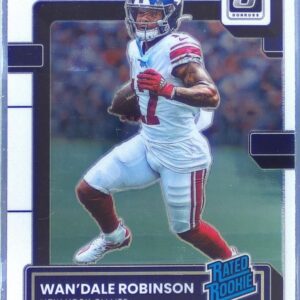 2022 Donruss Optic Wan'Dale Robinson RC #220 Giants
