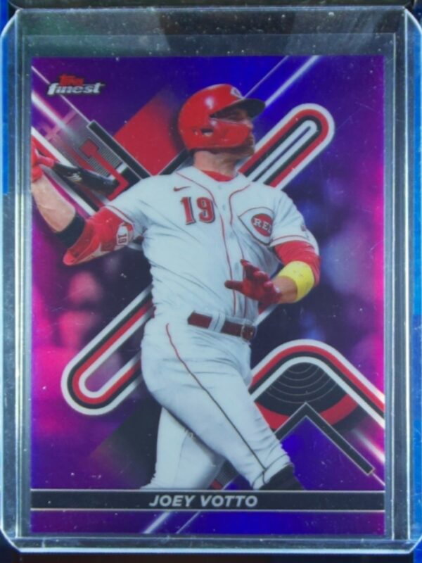 2022 Finest Joey Votto Purple Refractor SN250 #46 Reds