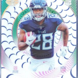 2022 Illusions Hassan Haskins RC #M-26 Titans Mystique Emerald