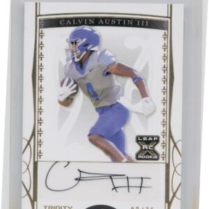 2022 Leaf Trinity Calvin Austin III AU SN75 #BA-CA1 Tigers Gold